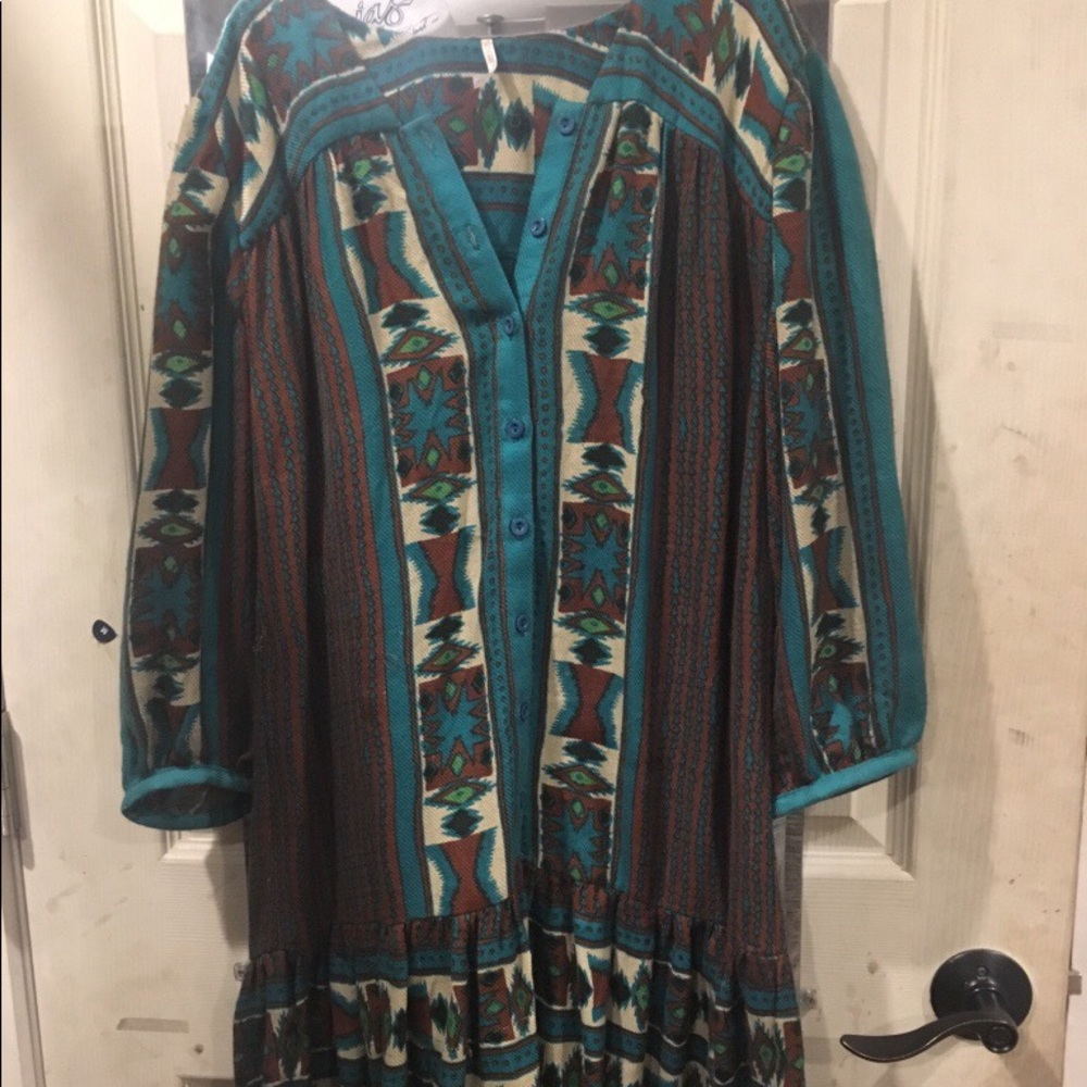 Funky printed free people dress